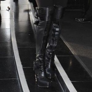 Dior Shoes Dior Guetre Over The Knee Boots Poshmark